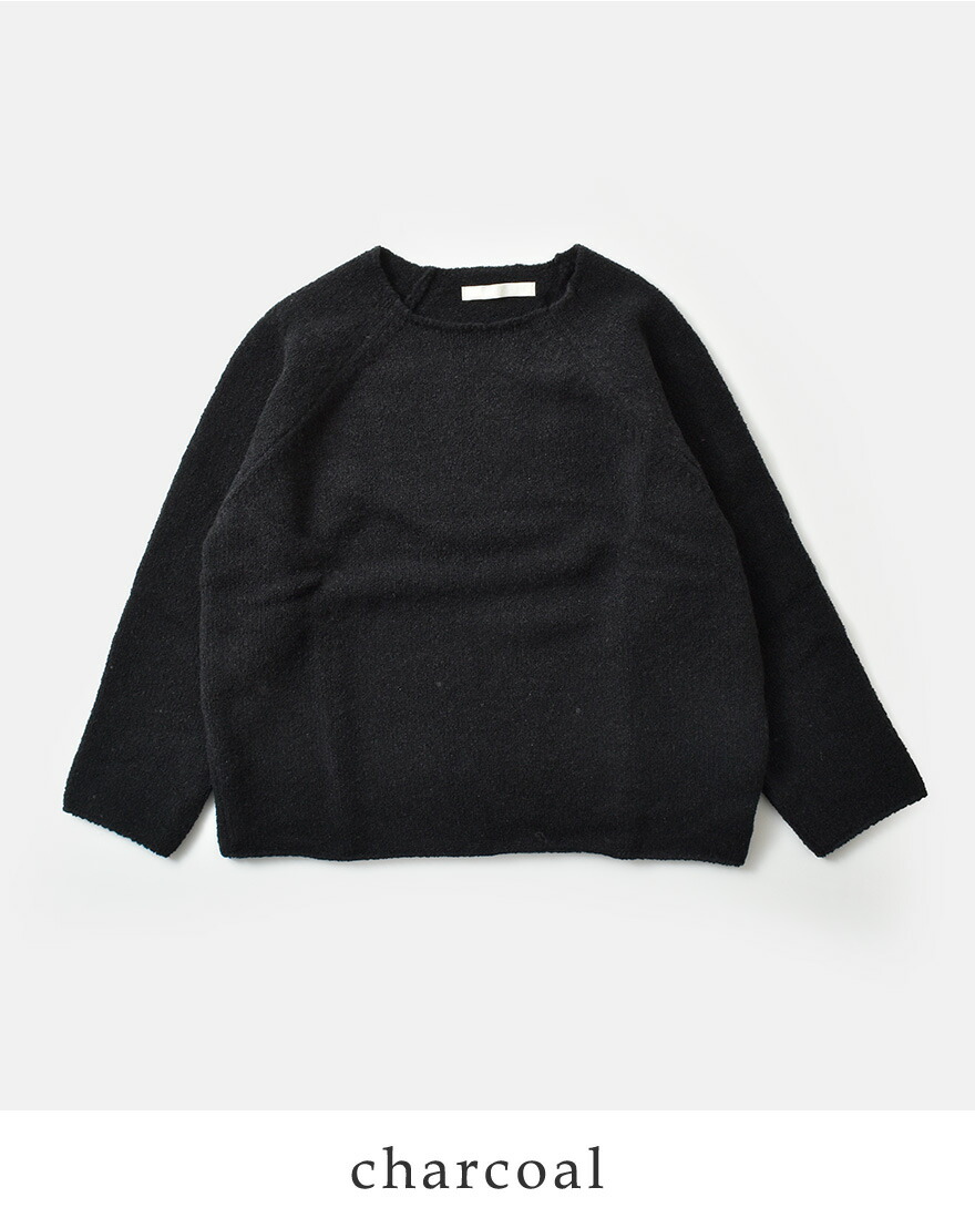 evam eva（エヴァムエヴァ） リニューウール ラグラン プルオーバー