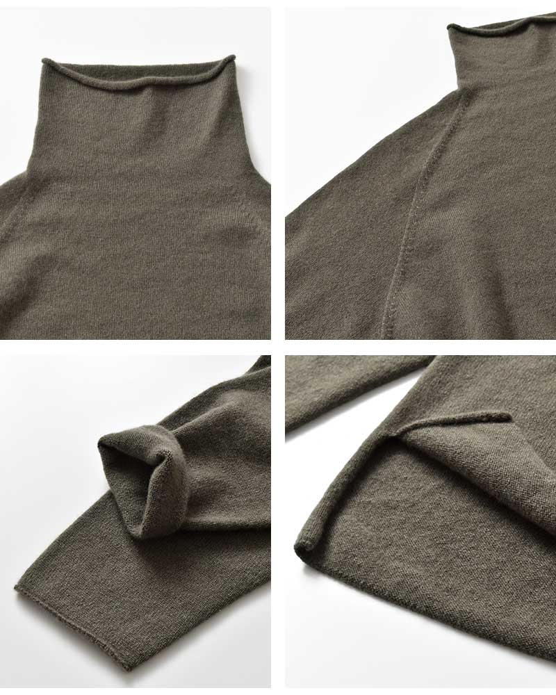 evam eva エヴァムエヴァ カシミヤ100% ニット タートルネック evam eva（エヴァムエヴァ） カシミヤ タートルネック プルオーバー