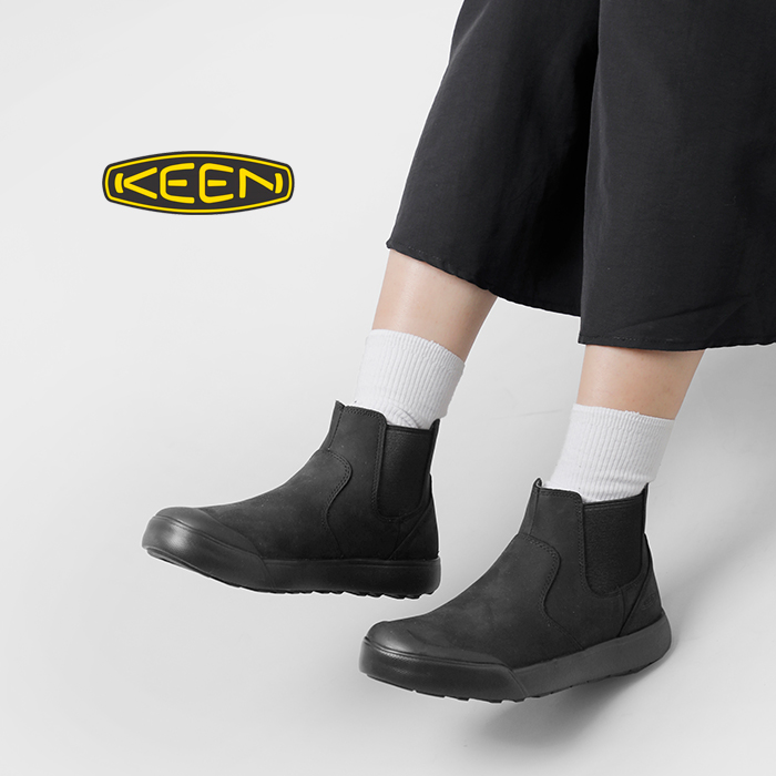 KEEN(キーン)軽量耐水エレナチェルシーサイドゴアブーツ“ELENA CHELSEA” elena-chelsea