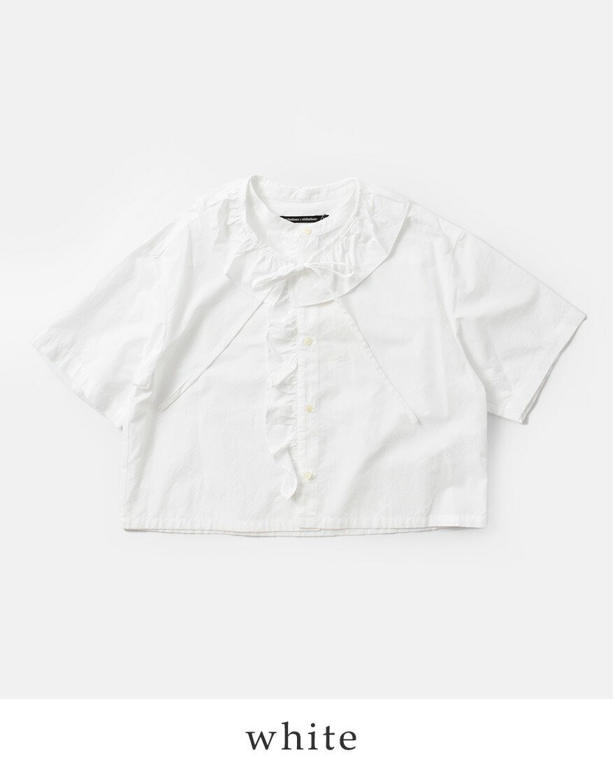 【30%OFF】ニコルソンアンドニコルソン nicholson&nicholson ウォッシュドショートスリーブ フリル ブラウス EMMA-W emma-w レディース 楽天市場】【30%OFF】nicholson&nicholson ニコルソンアンド