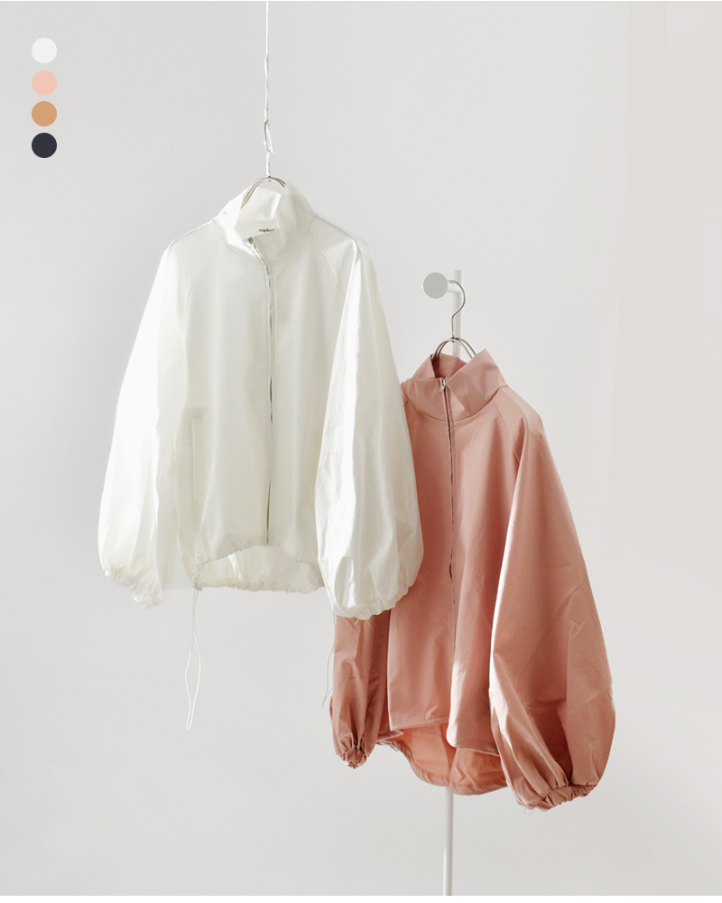 euphoric’(ユーフォリック)ボリュームスリーブジップアップブルゾン“Zip-upBlouson”eu-ct5211