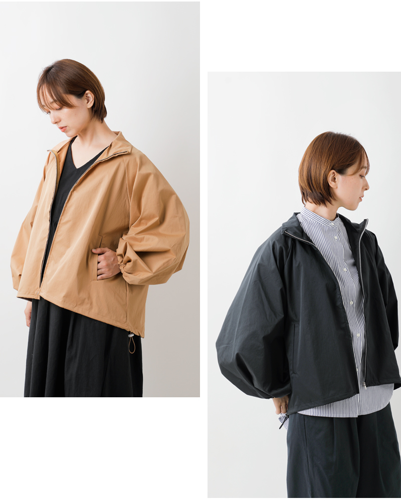 euphoric’(ユーフォリック)ボリュームスリーブジップアップブルゾン“Zip-upBlouson”eu-ct5211