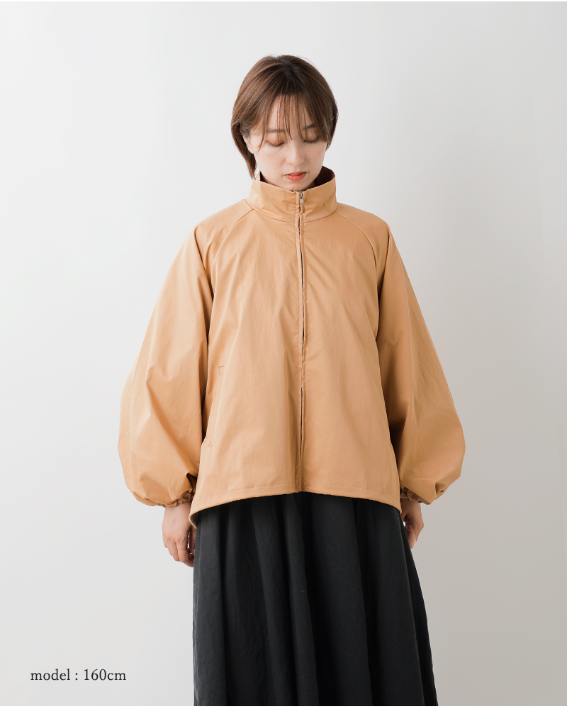 euphoric’(ユーフォリック)ボリュームスリーブジップアップブルゾン“Zip-upBlouson”eu-ct5211