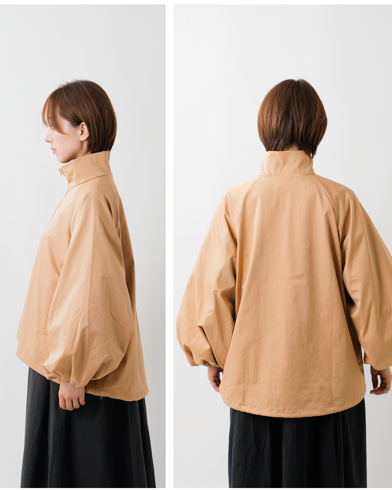 euphoric’(ユーフォリック)ボリュームスリーブジップアップブルゾン“Zip-upBlouson”eu-ct5211