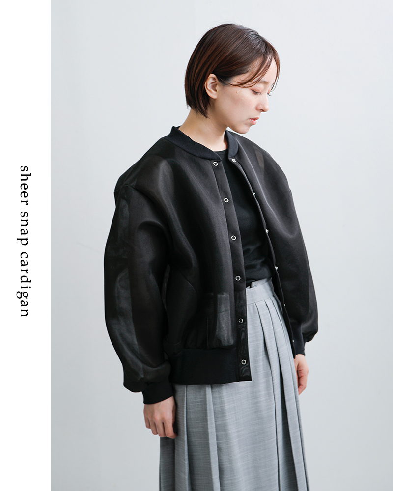 即配送ENOF  sheer cardigan イナフ シアー カーディガン ENOF（イナフ）の「sheer cardigan（カーディガン/ボレロ）」 - WEAR