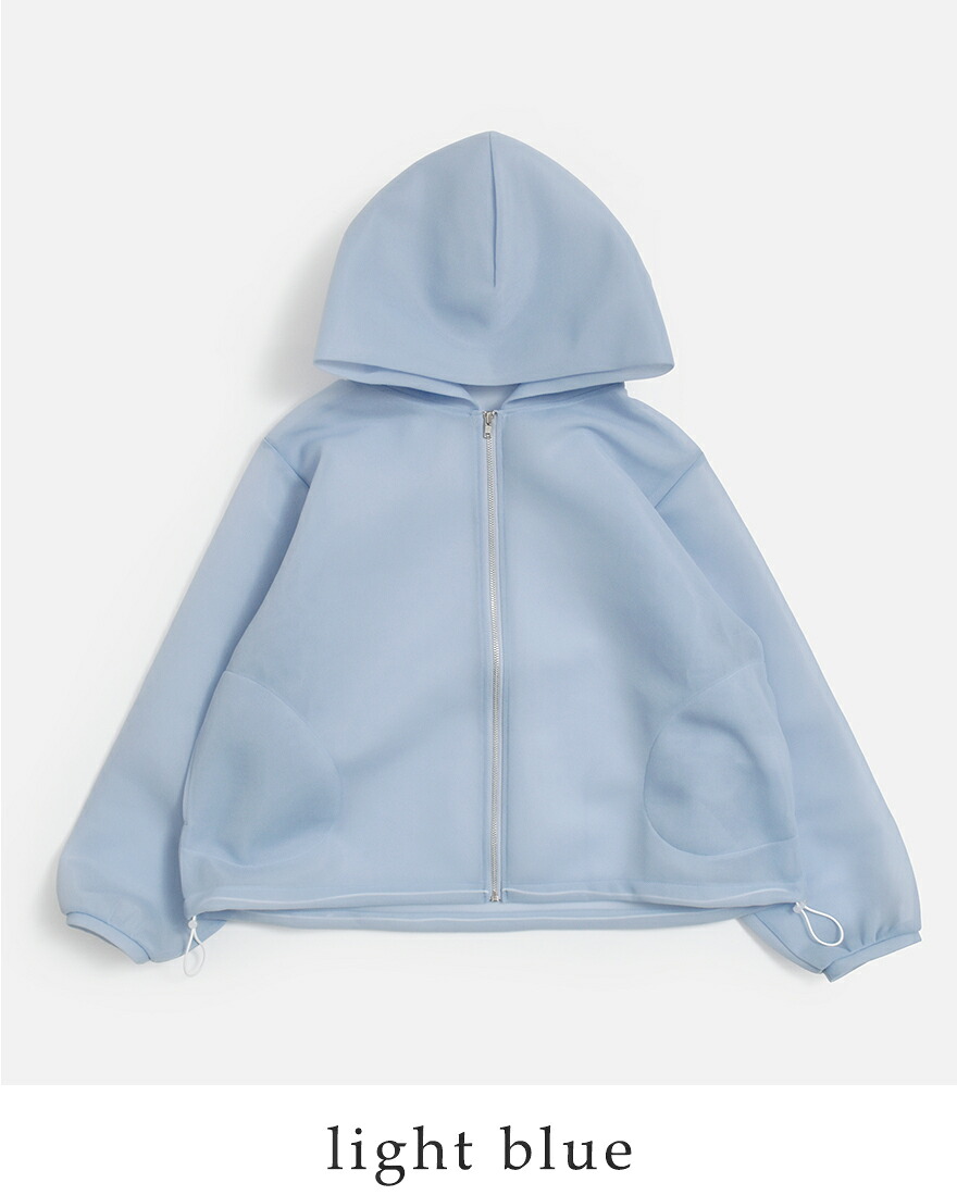 ユーフォリック euphoric' シアー ダンボール パーカー Sheer Parka eu