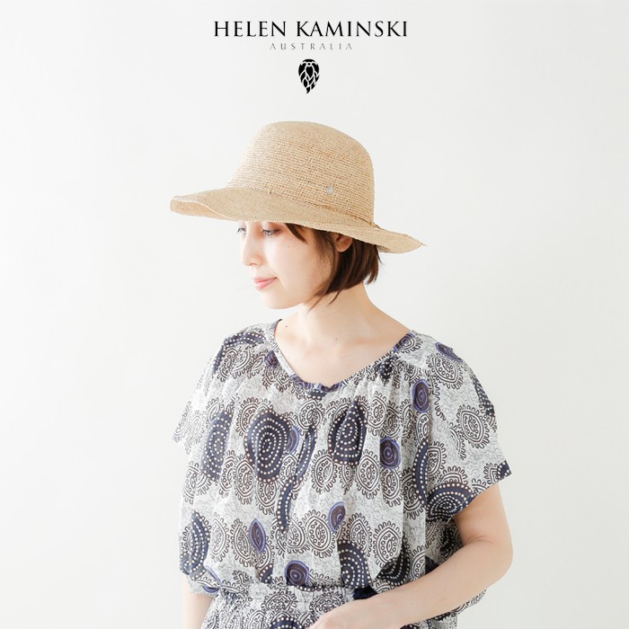 HELEN KAMINSKI ヘレンカミンスキー ラフィアクロシェットハット