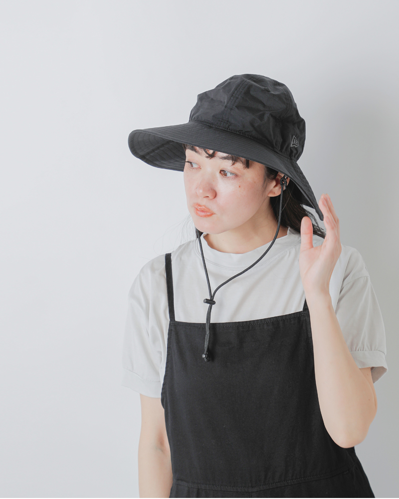 NEW ERA(ニューエラ)エクスプローラーワイドブリムナイロンハットexp-wide-brim