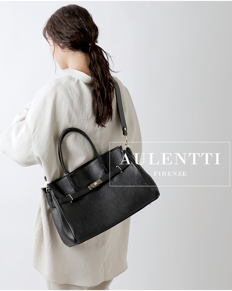 AULENTTI オウレンティ レザー 2way ショルダー バッグ fb-05600-do