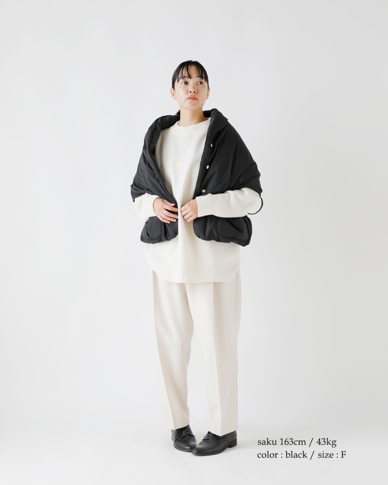 ミフュー miffew マイクロファイバー リバーシブル ダウンケープ REVERSIBLE DOWN CAPE few23wac5116 レディース  2024aw新作 : few23wac5116 : aranciato ヤフー店 - 通販 - Yahoo!ショッピング