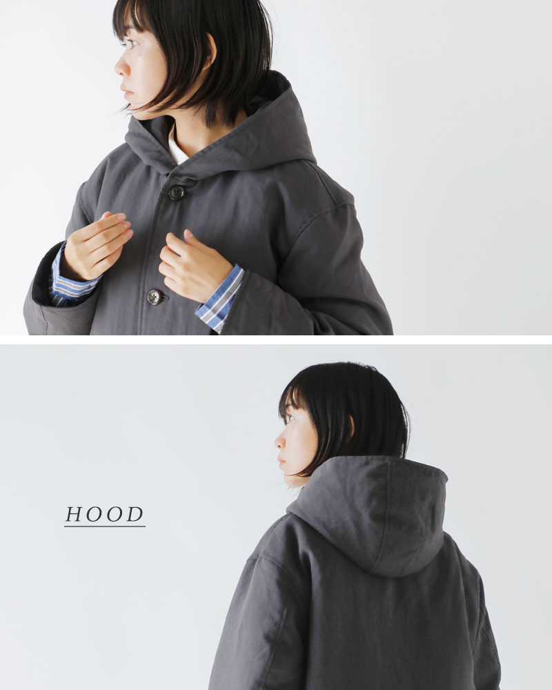 miffew ミフュー フーデッド ロング ダウン コート HOODED LONG DOWN 