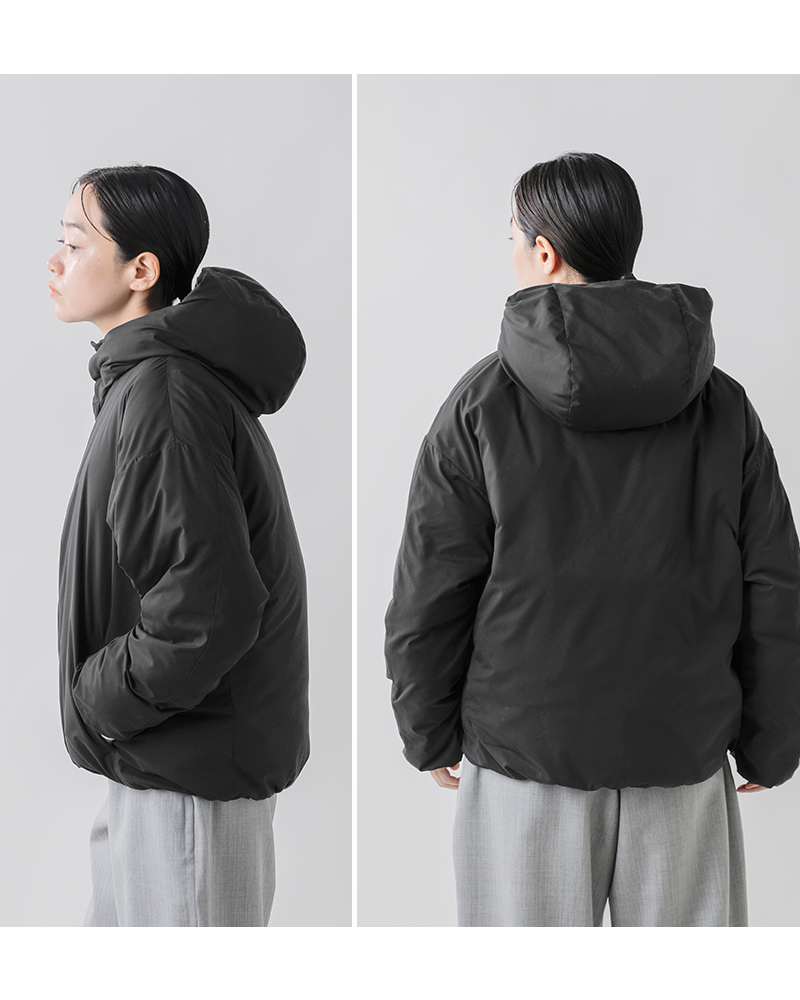 ミフュー miffew フーデッド ダウン ジャケット HIDDEN SNAP HOODED DOWN JACKET few24wjk5232  サイズ・カラー交換初回無料 2024aw新作