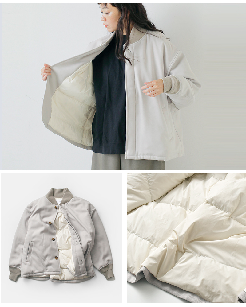 miffew ミフュー バーシティ ダウン ジャケット VARSITY DOWN