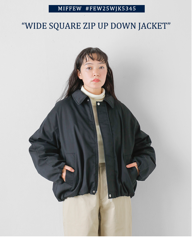 miffew（ミフュー） セール【30%OFF】ミフュー ワイド スクエア ジップ