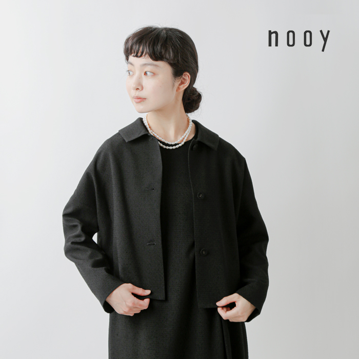 nooy ヌーイ ブークレ ジャガード クラシック ジャケット fjk01