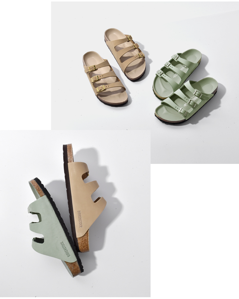 BIRKENSTOCK(ビルケンシュトック)フロリダ ヌバック レザー ナロー サンダル “Florida” florida-same1