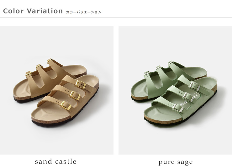 BIRKENSTOCK(ビルケンシュトック)フロリダ ヌバック レザー ナロー サンダル “Florida” florida-same1