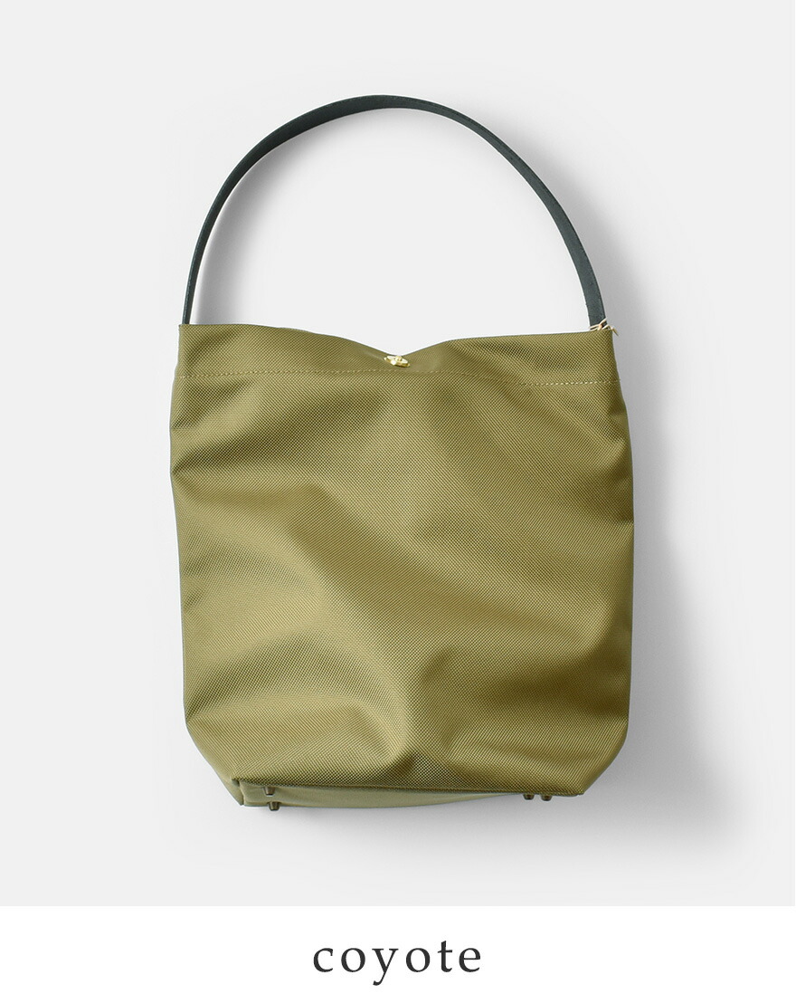 MARINEDAY（マリンデイ） 66ナイロン×栃木レザー ショルダーバッグ