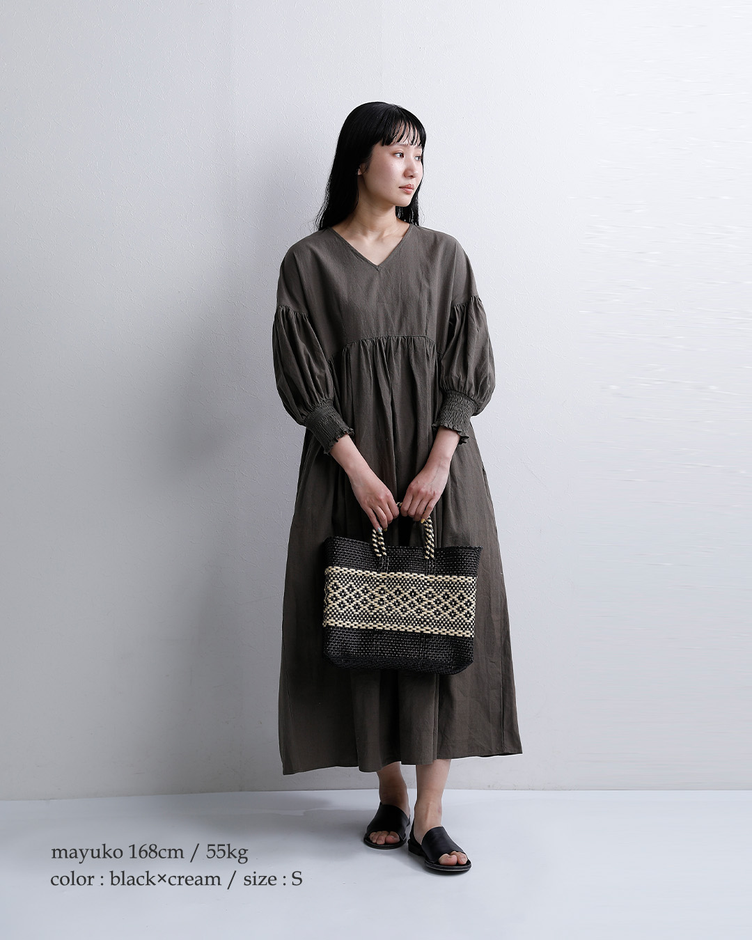 ■メルリ■　ハンドメイド商品 Letra（レトラ） メルカドバッグ ショートスタイル Sサイズ FRUTA