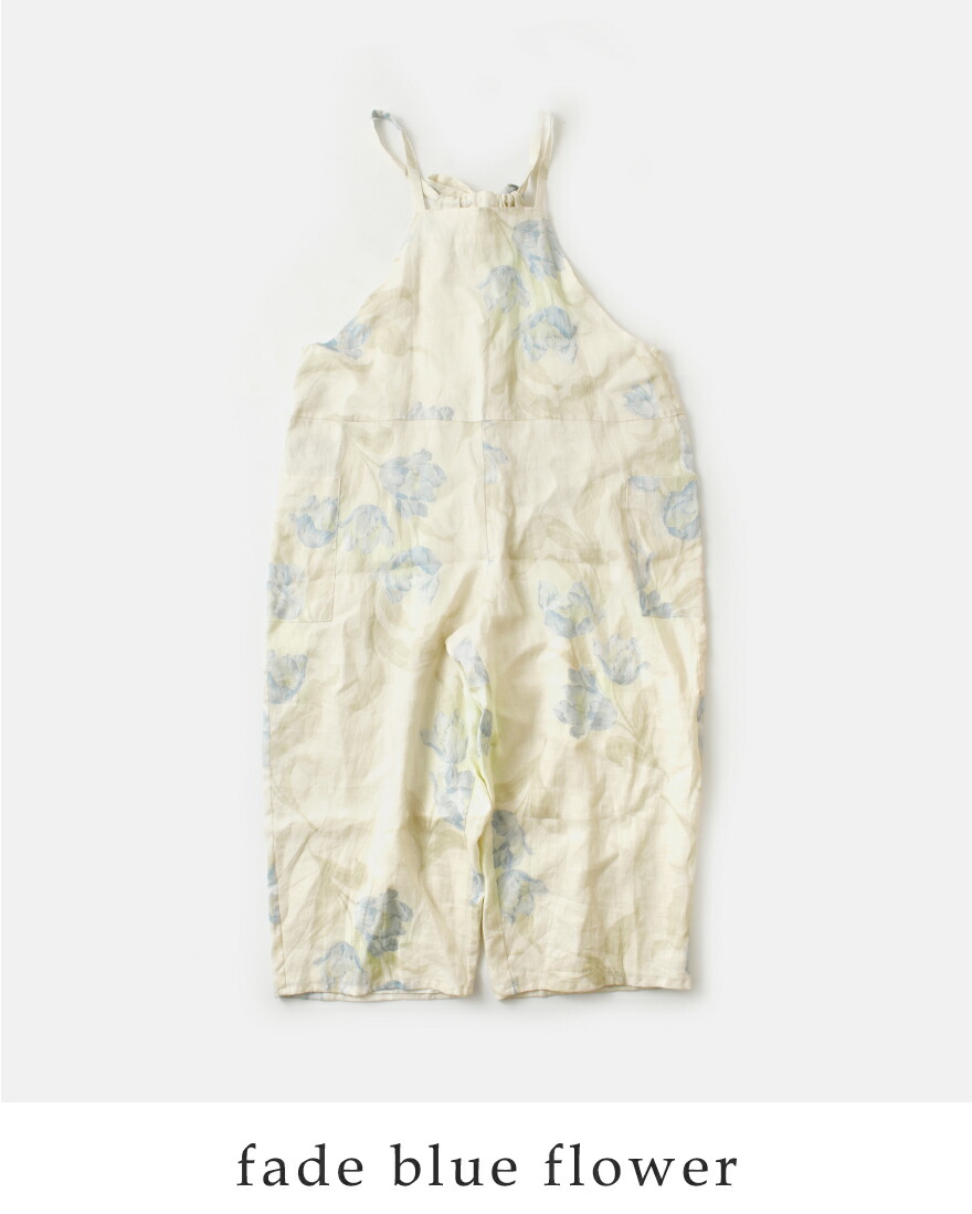 Gauze# 【30%OFF】ガーゼ リネン アンティーク フラワープリント