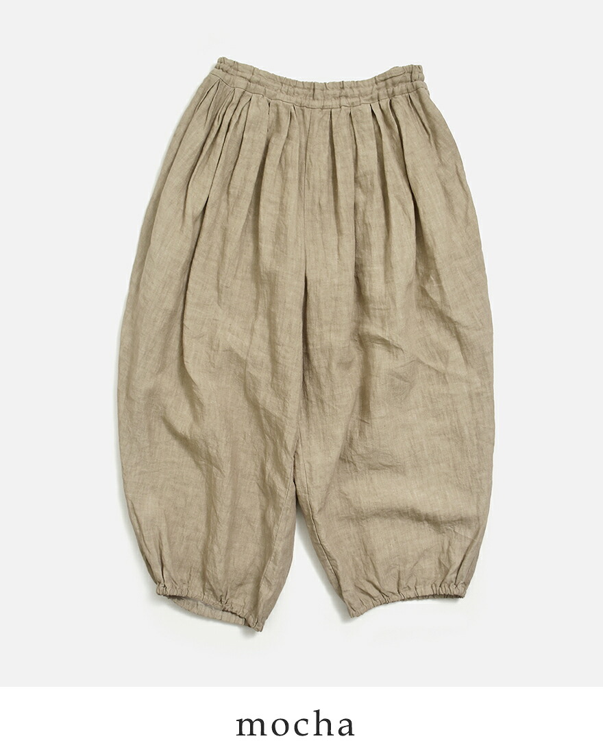 Gauze#（ガーゼ） リネン テーパードパンツ LINEN ameri PANTS g1164