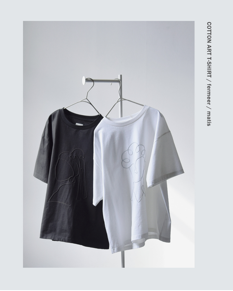 Gauze#（ガーゼ） コットン アート Tシャツ ART T-SHIRT g1167