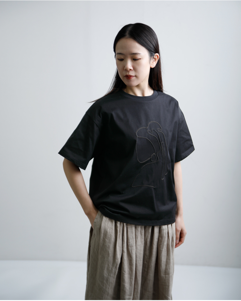 Gauze#（ガーゼ） コットン アート Tシャツ ART T-SHIRT g1167