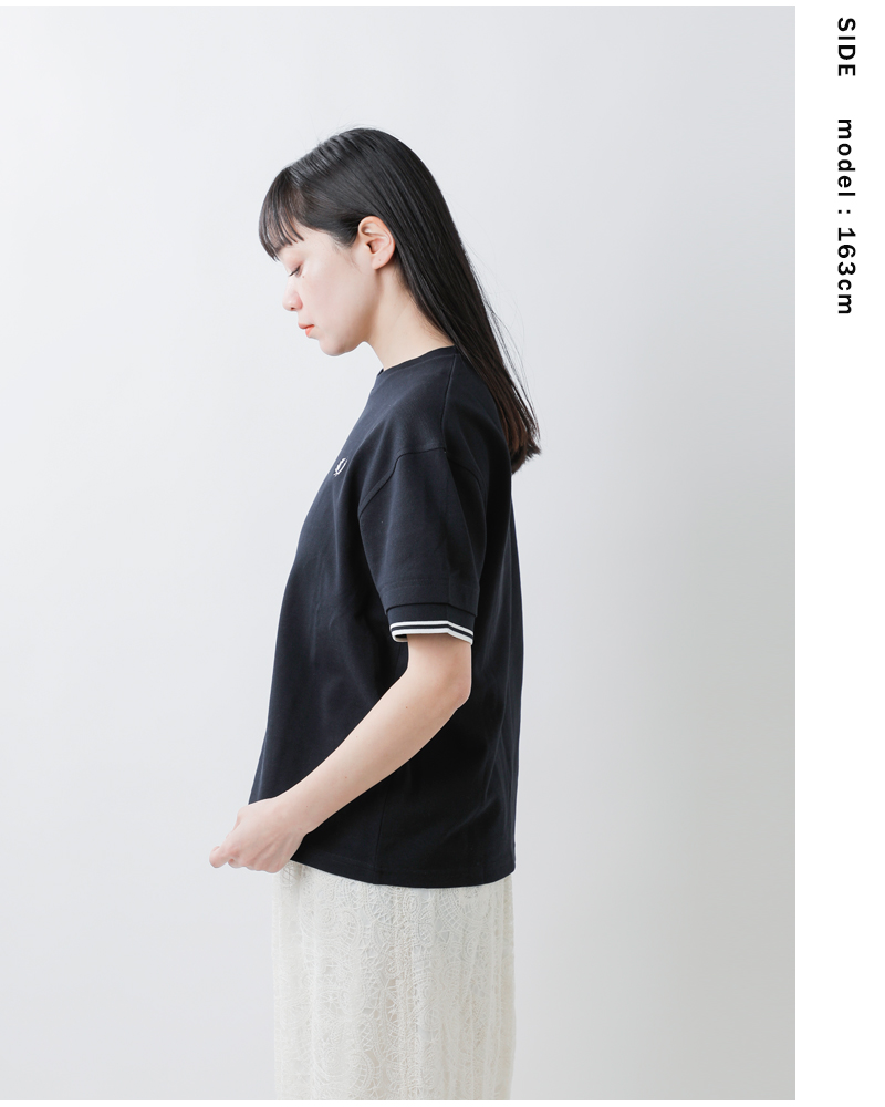 FRED PERRY フレッド ペリー コットン 鹿の子 ツインティップ T
