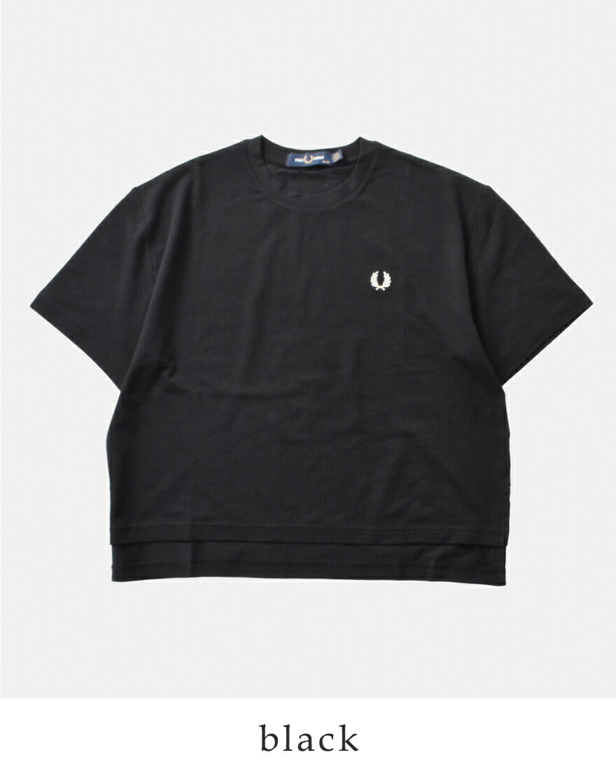 『美品』FRED PERRY 半袖シャツ ブラック M 鹿の子 ゴールド刺繍 美品』FRED PERRY 半袖シャツ ブラック M 鹿の子 ゴールド刺繍