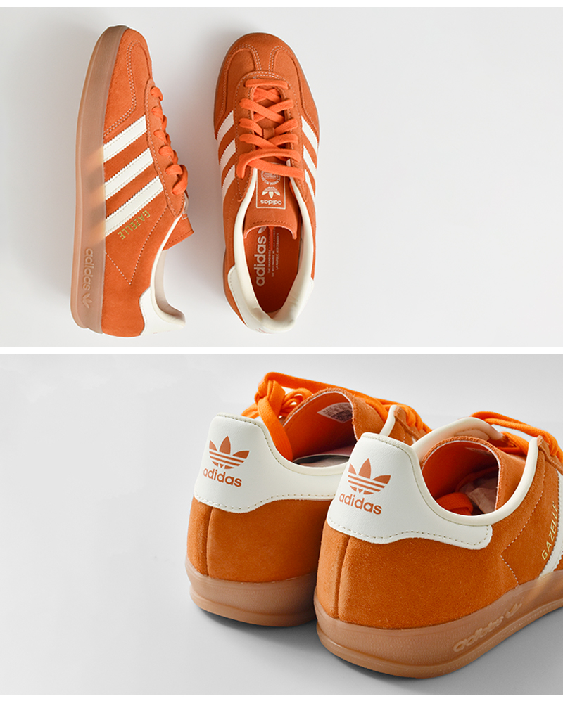 adidas Originals(アディダス オリジナルス)ガゼルインドアスエードアッパーローカットスニーカー“GAZELLEINDOOR”gazelle-ind