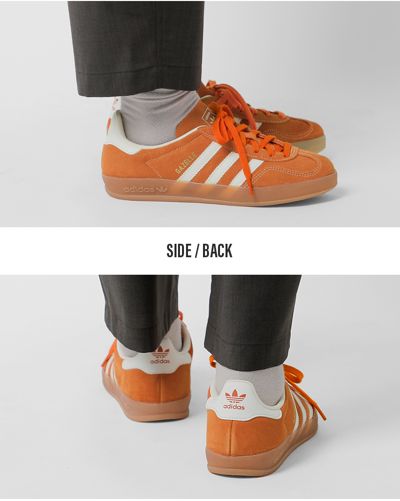 adidas Originals(アディダス オリジナルス)ガゼルインドアスエードアッパーローカットスニーカー“GAZELLEINDOOR”gazelle-ind