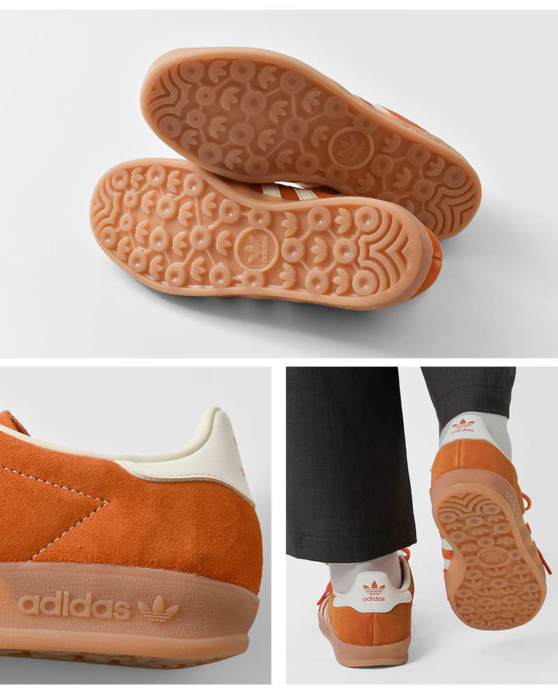 adidas Originals(アディダス オリジナルス)ガゼルインドアスエードアッパーローカットスニーカー“GAZELLEINDOOR”gazelle-ind
