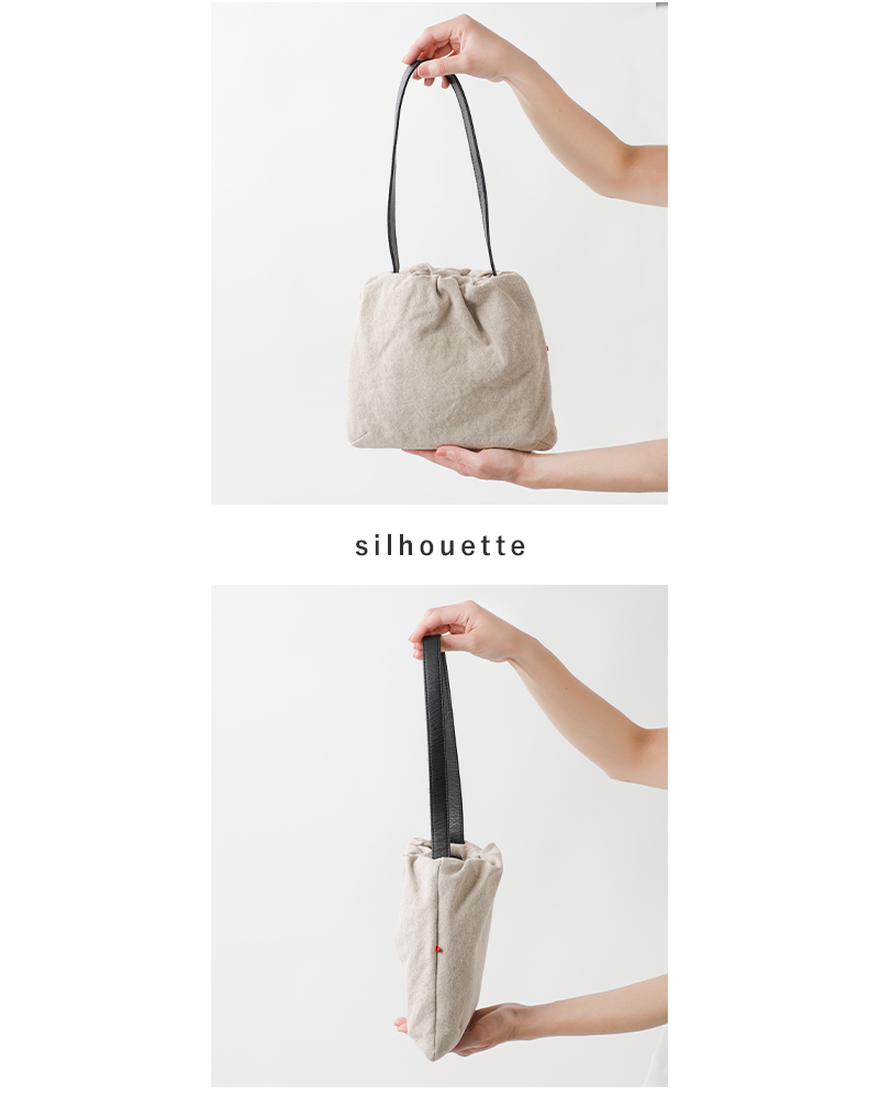 パーマネントエイジ Permanent Age コットン リネン×カウレザー