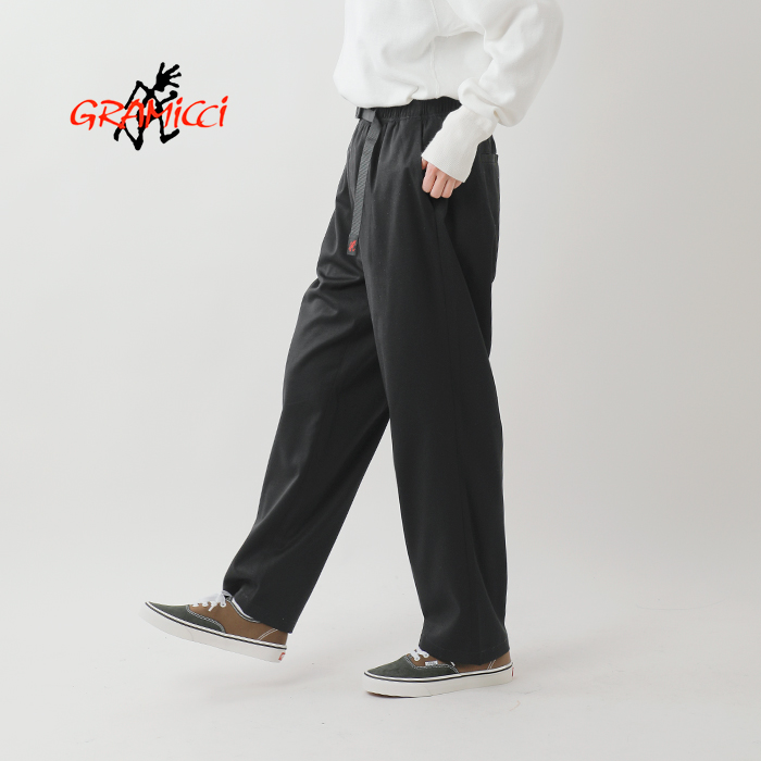 【☆】グラミチ GRAMICCI ストレッチ ギャバジン ワイド テーパード パンツ GABARDINE WS WIDE TAPERED PANT  glp4-sjp02 2024ss新作