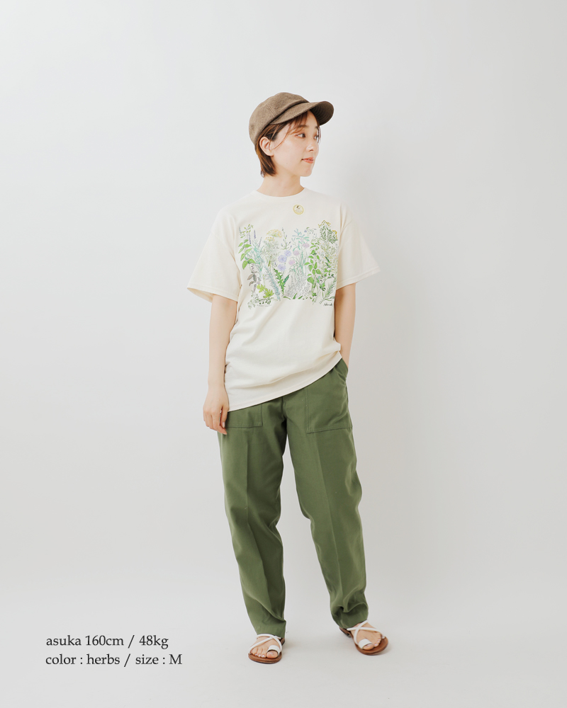Liberty Graphics(リバティーグラフィックス)シルクスクリーンプリントナチュラルTシャツgraphic-tshirt