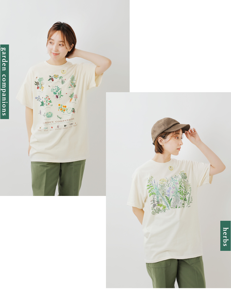 Liberty Graphics(リバティーグラフィックス)シルクスクリーンプリントナチュラルTシャツgraphic-tshirt