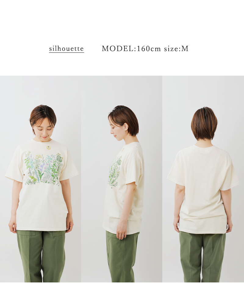 Liberty Graphics(リバティーグラフィックス)シルクスクリーンプリントナチュラルTシャツgraphic-tshirt