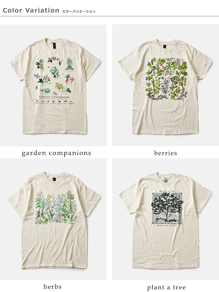 Liberty Graphics(リバティーグラフィックス)シルクスクリーンプリントナチュラルTシャツgraphic-tshirt