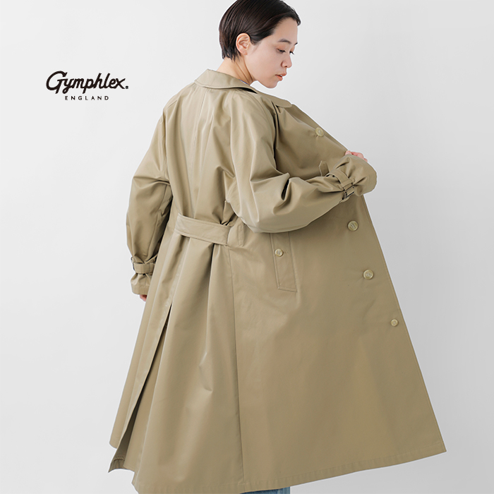 GYMPHLEX（ジムフレックス） コットンギャバジン バルマカーンコート