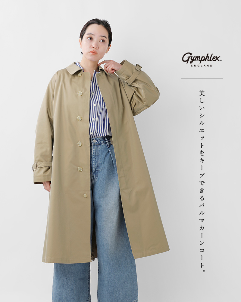GYMPHLEX（ジムフレックス） コットンギャバジン バルマカーンコート