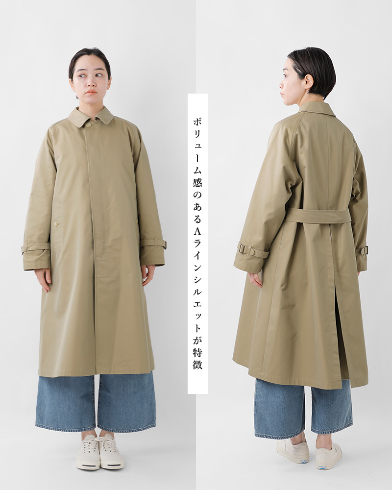 GYMPHLEX（ジムフレックス） コットンギャバジン バルマカーンコート