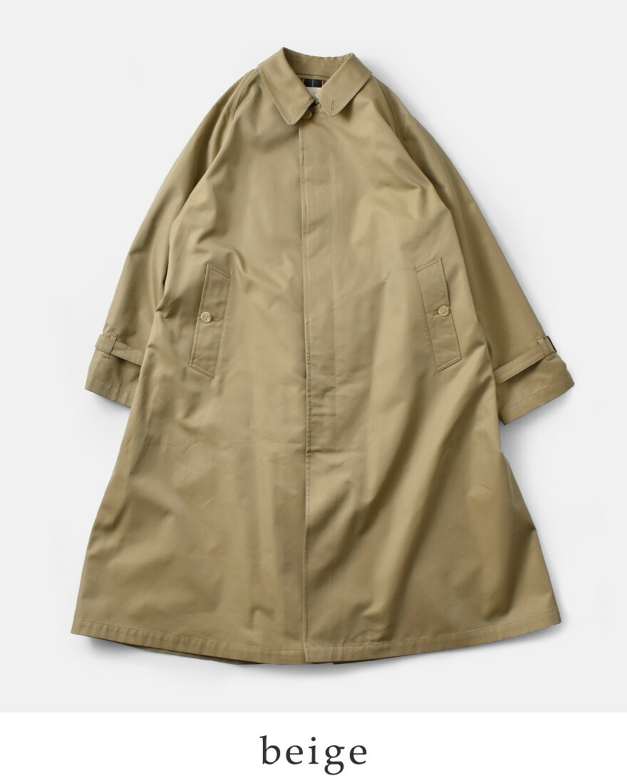 GYMPHLEX（ジムフレックス） コットンギャバジン バルマカーンコート