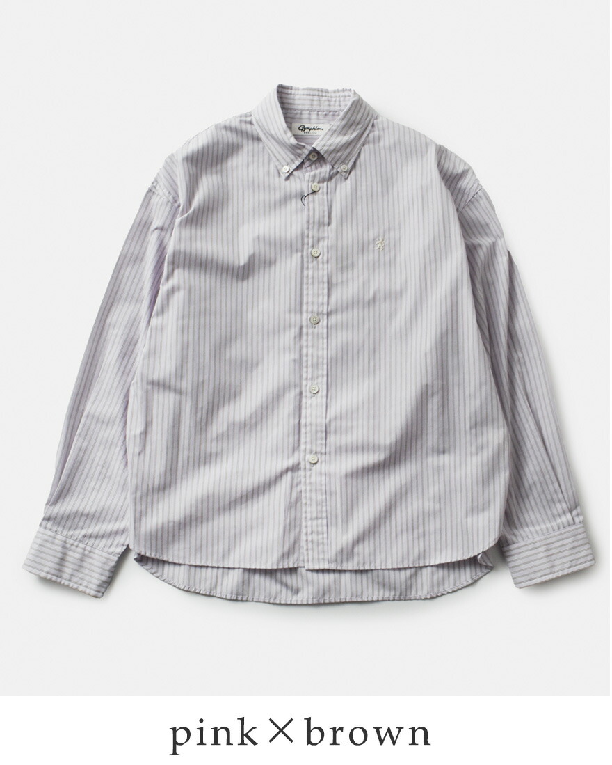GYMPHLEX ジムフレックス Gymphlex ストライプ ボタンダウン