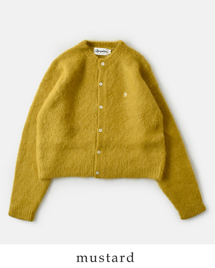 GYMPHLEX（ジムフレックス） アルパカ シャギーニット クルーネック