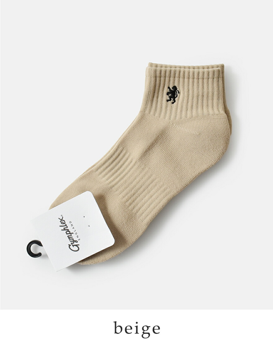 GYMPHLEX（ジムフレックス） ゆうパケット選択可 ロゴ刺繍 ショート