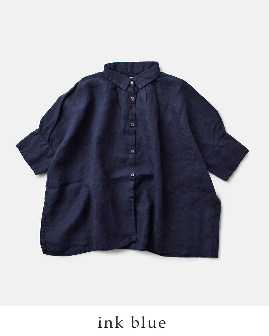 Honnete 【20%OFF】Honnete オネット アイリッシュリネン 半袖