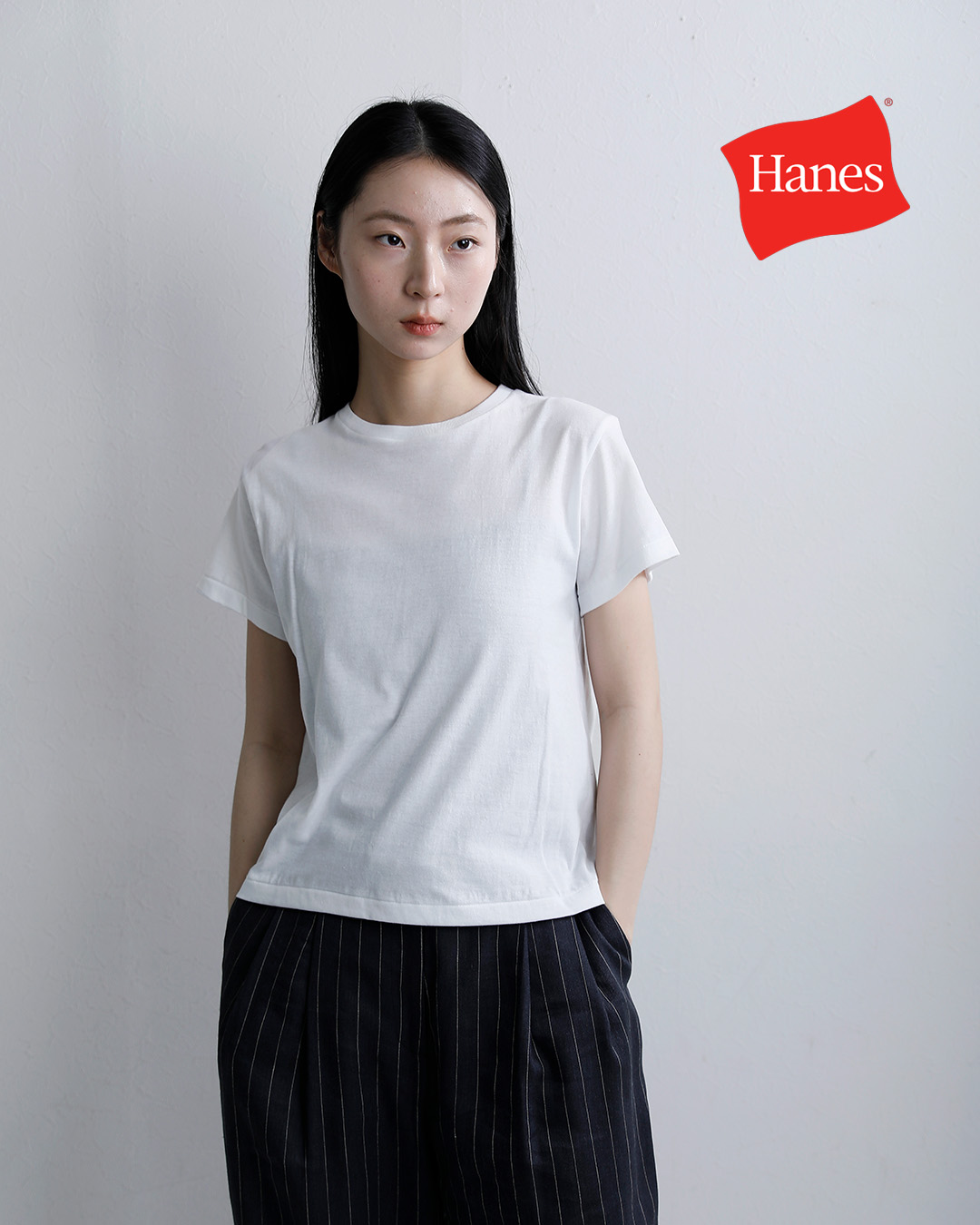 Hanes（ヘインズ） ×THE DODO JEAN コットン 3P クルーネック 半袖T