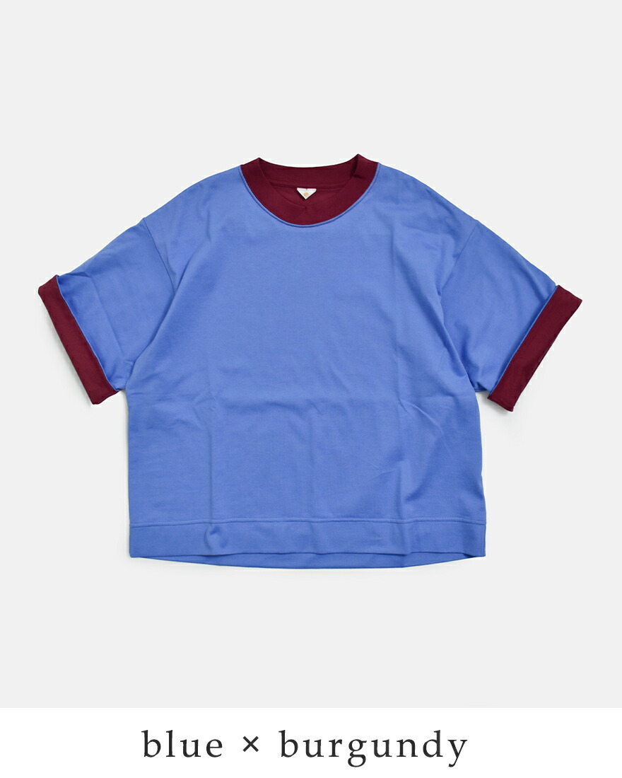 ironari イロナリ コットン バイカラー Tシャツ OTRIM i-26503
