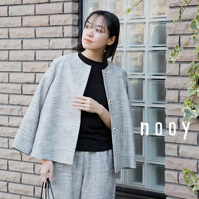 nooy ヌーイ イタリアンジャガード フラップ ジャケット　定価50600円 nooy ヌーイ イタリアンジャガード フラップ ジャケット 定価