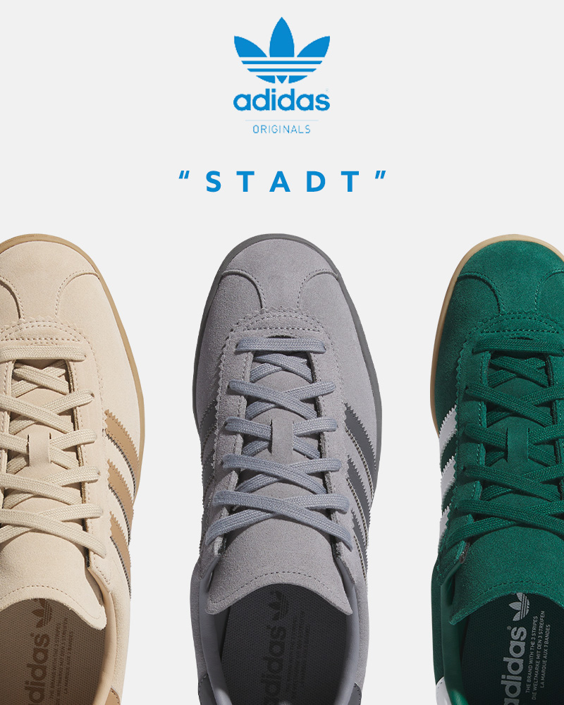 adidas Originals(アディダス オリジナルス)シュタットスエードスニーカー“STADT”ji1880-83-86